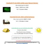 Planning du Pôle Ados de Serquigny pour le mois de Juin 